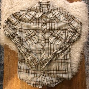Salt Valley Men's Button Up Western Shirt